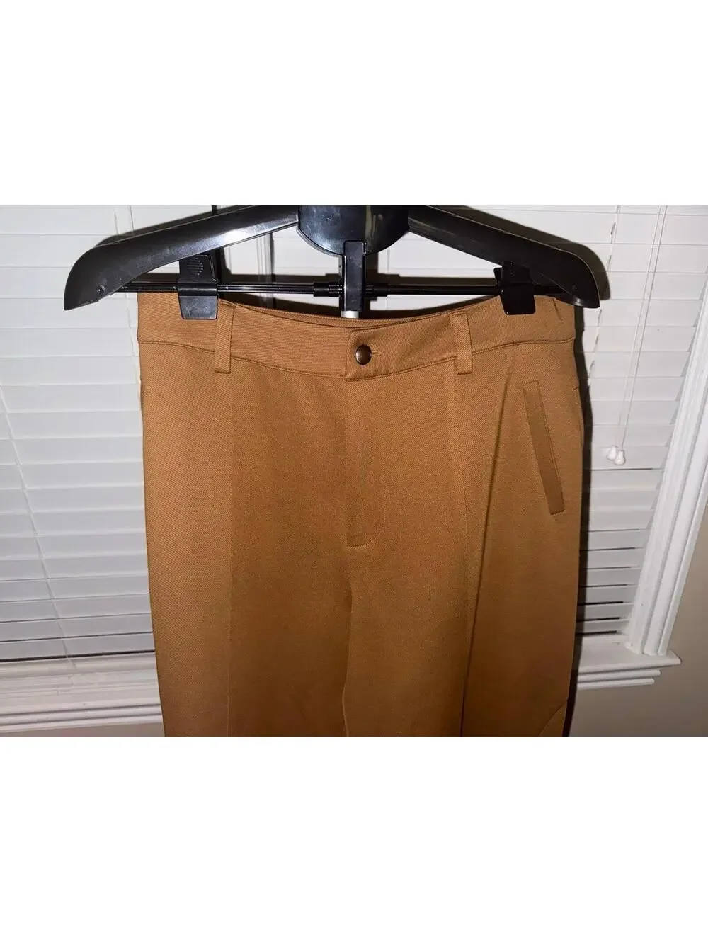 Ruti Stretch Suit Detail Oriented Tapered Pants Camel‎ Size 12 NWT